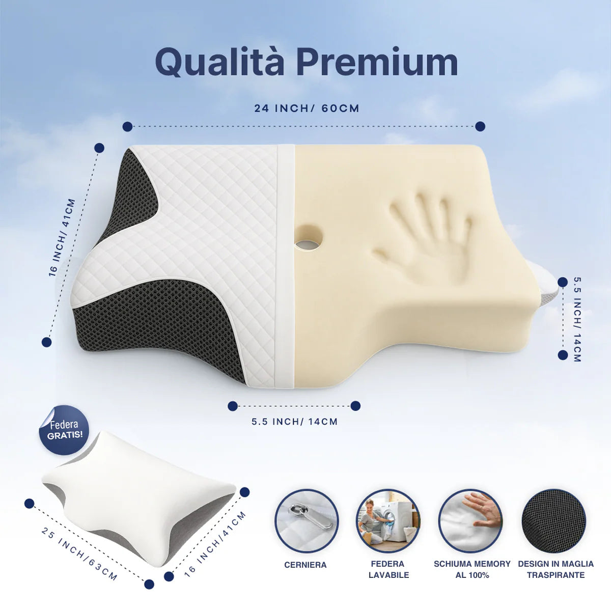 Orthosleep™ Cervical Relief Pillow